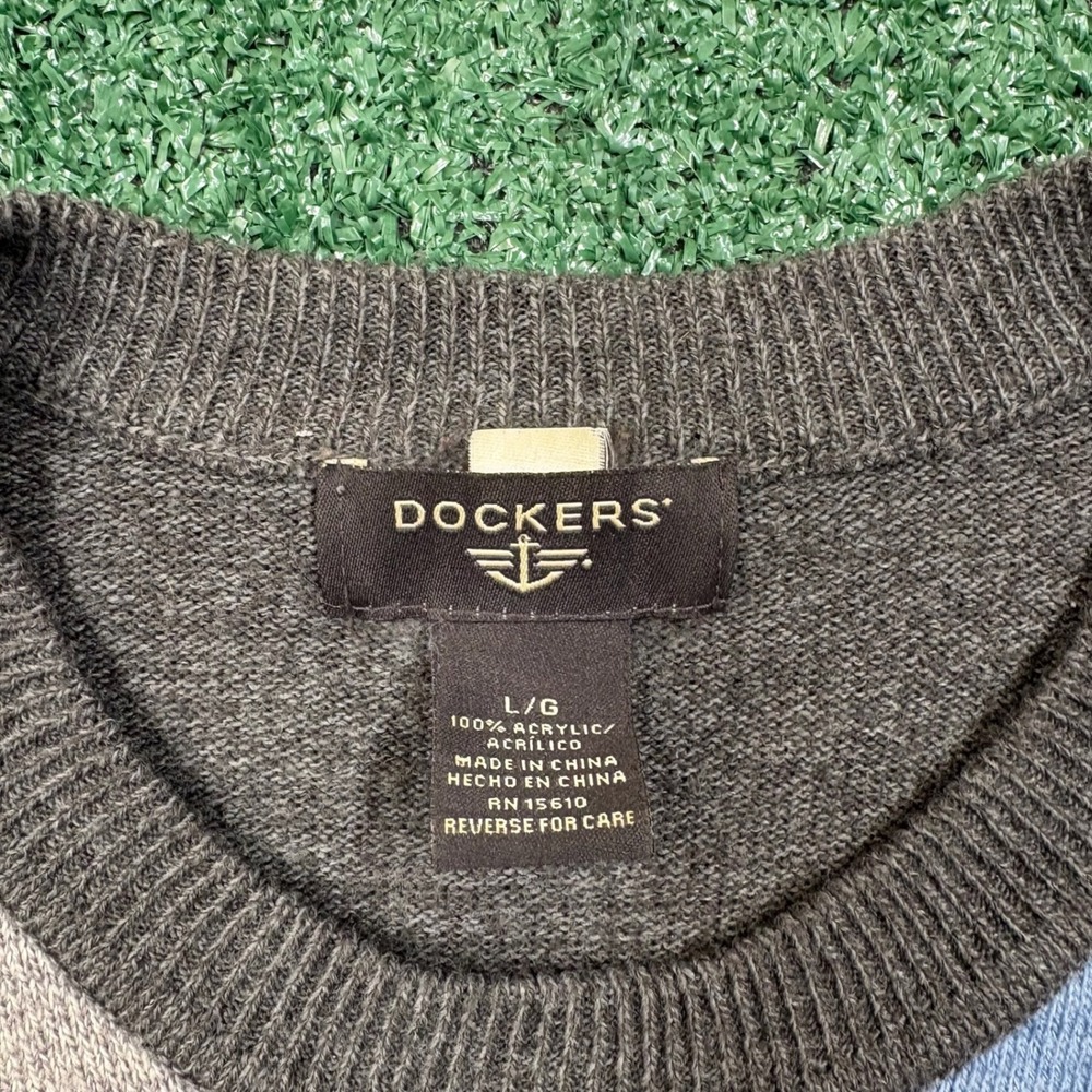 Y2K Dockers Pattern Sweater - Picture 2 of 5